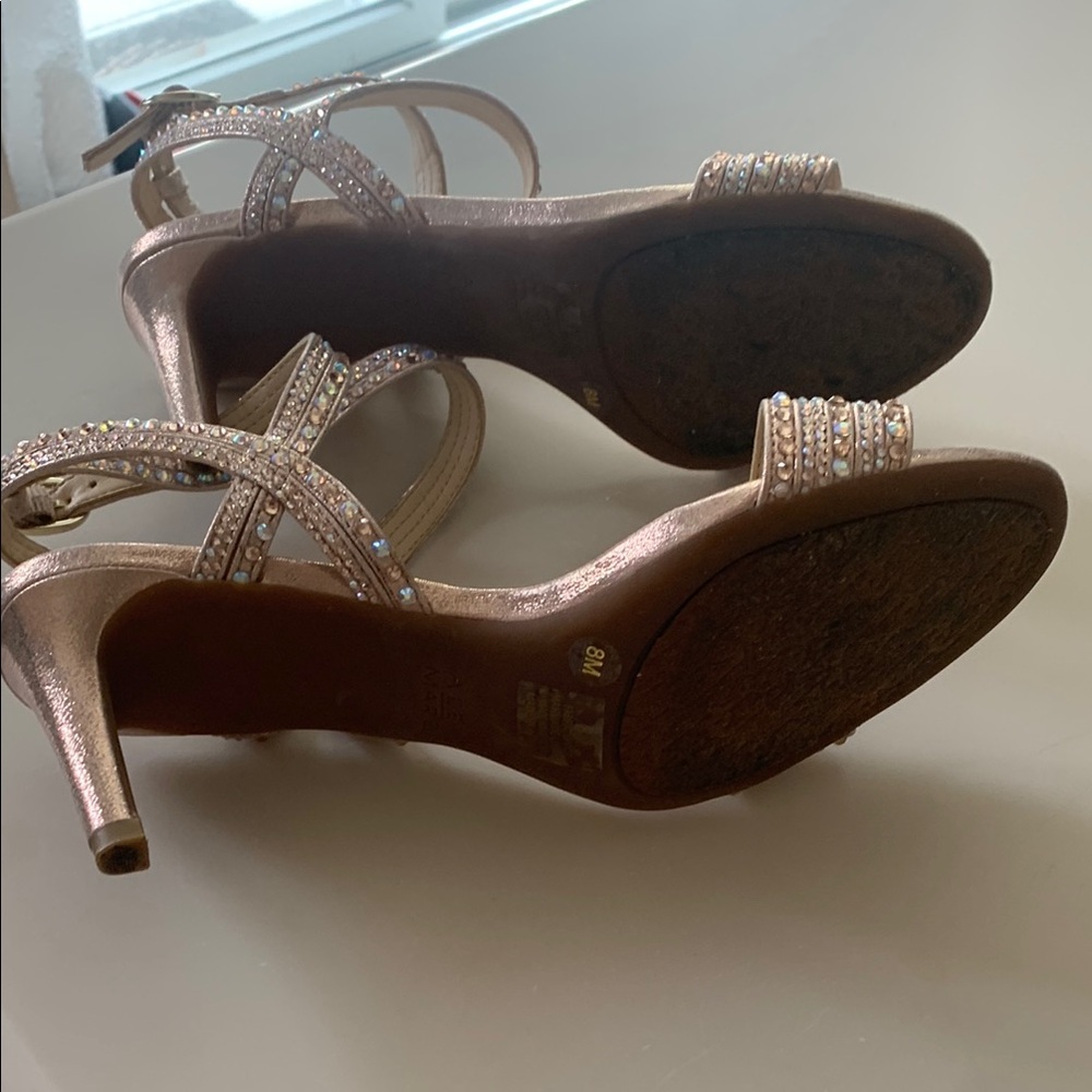Alex Marie Tan Heels Elegant Strappy Design - Picture 7 of 7